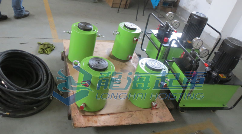龍升電動(dòng)液壓分離式千斤頂 龍升電動(dòng)液壓分離式千斤頂